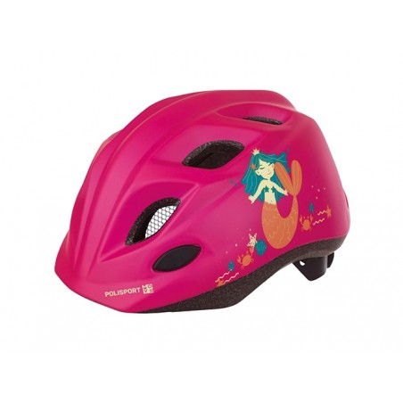 POLISPORT Casco para niño con luz led SIRENA 725709