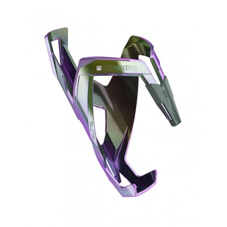 ELITE BOTTLE HOLDER CUSTOM RACE PLUS VERDE/VIOLETA BRILLO 726097