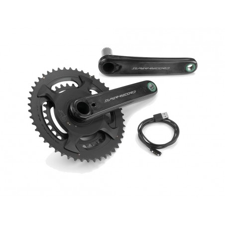 CAMPAGNOLO Carbon bicycle crankset with power meter SUPER RECORD WRL PROT 50X34D 12V 172.5 MM 725691