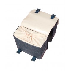 BASIL Alforjas traseras para bicicleta con sistema universal poliéster FLAIR 35L (35X15X31 CM) BRIDGE 725837VAR