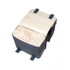 BASIL Rear bicycle panniers with polyester plate FLAIR 35L (35X15X31 CM) MIK 2.0 725838VAR
