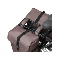 BASIL Alforjas traseras para bicicleta con sistema universal poliéster MOVE 30L (27X16X38 CM) BRIDGE 725845VAR