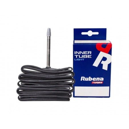 RUBENA Cámara de aire ligera para bicicleta con válvula presta LIGHT 700X23/28C 47 MM (23/28-622/635) 726706