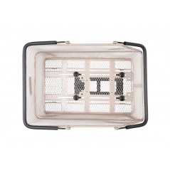 BASIL Cesta trasera para bicicleta con placa acero CENTO (24X39X13.5 CM) MIK 726726VAR