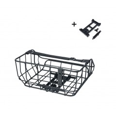 BASIL Cesta trasera para bicicleta con placa aluminio PORTLAND 25L (35X27X12.5 CM) MIK 2.0 726736
