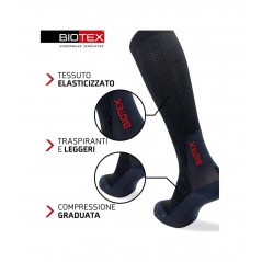 BIOTEX Calcetines altos de compresión 3D 726925VAR