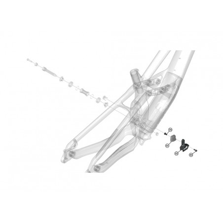 LAPIERRE Low pivot chain guide for electric bikes E-BIKE SPICY KLP00065