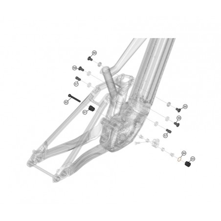 LAPIERRE Electric Bike Hardware Kit E-BIKE OVERVOLT GEN5 FS AL ROCKERLINK KLP00082