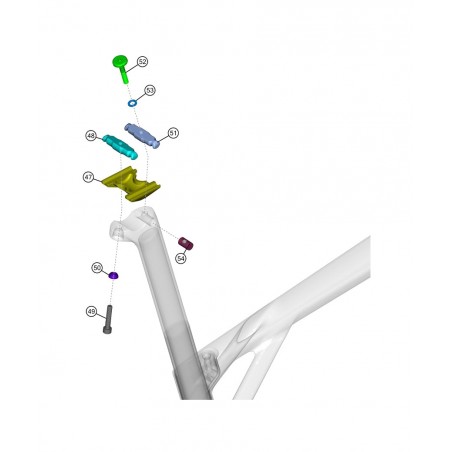 LAPIERRE Bicycle saddle hardware XELIUS DRS 0 15MM KLP00101