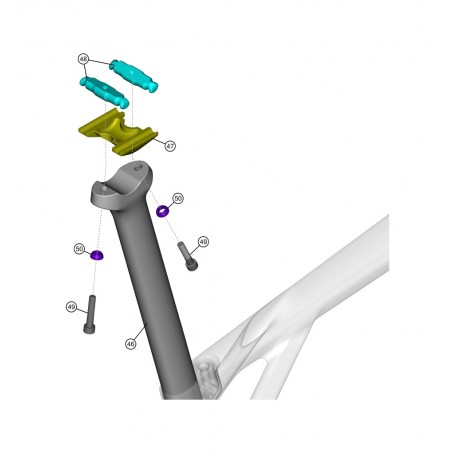 LAPIERRE Bicycle seat post XELIUS DRS OFFSET 15 MM 350 KLP00138