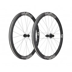 VISION Aerodynamic carbon road bike wheelset with disc and clincher system METRON 45 SL CENTERLOCK SRAM XDR EDITION TUBELESS REA