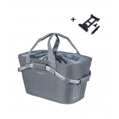 BASIL Rear bicycle basket with system 2DAY CARRY ALL 22L (20X38X17 CM) MIK 2.0 727029