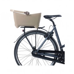 BASIL Cesta de plástico para transporte perros en bicicleta con placa BUDDY 32L (22X37X22 CM) MIK 2.0 727039