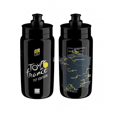 ELITE Special edition Tour de France cycling bottle FLY 550 ML MAPA NEGRO 2025 727081