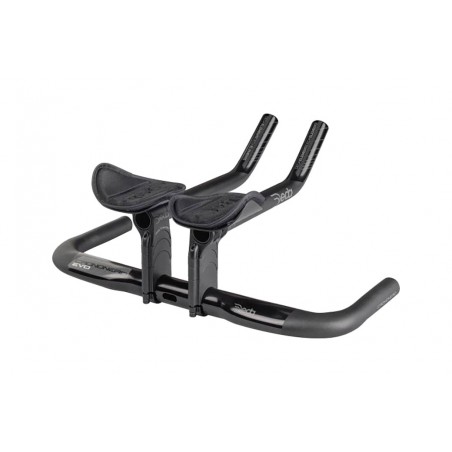 DEDA Kit de manillar y extensiones para bicicleta contrarreloj con diseño curvado CRONONERO EVO ICR 31.7 J-BEND ALUMINIO 727088