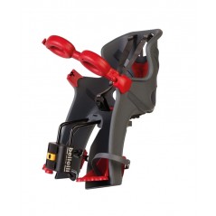 BELLELLI Portabebé delantero con sistema de fijación FRECCIA B-FIX OSCURO/ROJO 727658