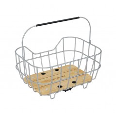 RACKTIME Cesta trasera para bicicleta con diseño ventilado y sistema de anclaje BASKIT BREEZE 2.0 25L SNAPIT (47.4X24.1X35 CM) 7