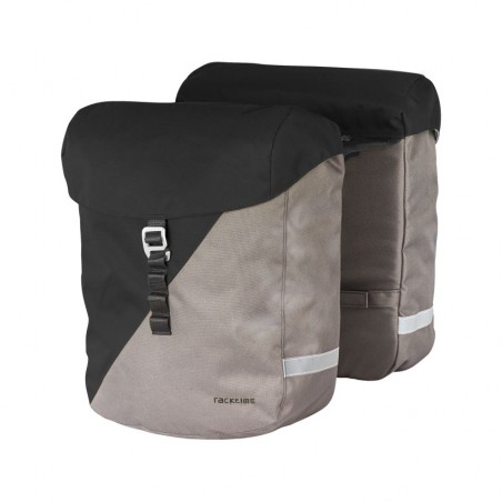 RACKTIME Rear bicycle panniers with anchoring system VIDA 2.0 24L SNAPIT (32X36X14 CM) 727950