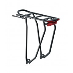 RACKTIME Aluminum rear rack for touring bikes with integrated light GLEAMIT 2.0 TOUR DC 26-28" SNAPIT 727970