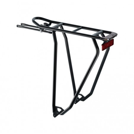 RACKTIME Aluminum rear bicycle rack with brake light SHINE EVO 2.0 28" AC SNAPIT 727972