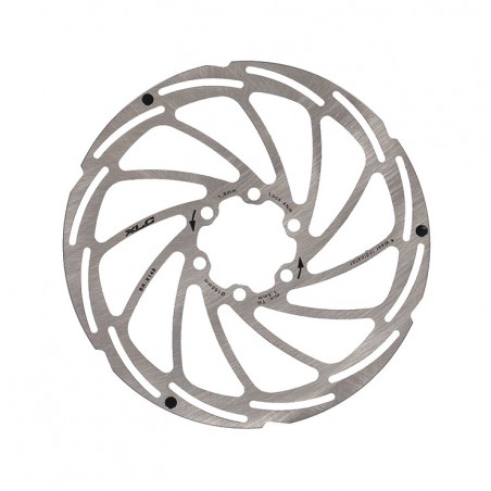 XLC Disco de freno para bicicleta con seis orificios montaje BR-X148 ACERO 2500320901