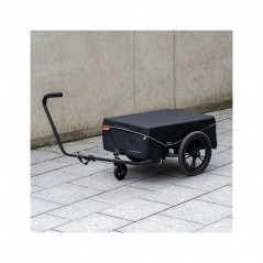 XLC Large capacity cargo bike trailer with wheels BS-C11 110L 16" NEGRO 3092003010