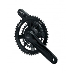 FSA Juego de bielas y plato para bicicleta gravel con sistema , aluminio PRO MT 24 MM DM 40D SHIMANO 12V AGX MEGAEXO 726581
