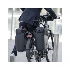 SHAD Baúl rígido para bicicleta con anclaje rápido 20L QUICK RELEASE OSLO GREY X0BB205QR