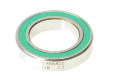 ENDURO BEARINGS Rodamiento radial para buje híbrido cerámico CXD 6802 LLB C3 XD15 ABEC-5 (C3 CLEARANCE) 15MM X 24MM 5MM BB C3-BA