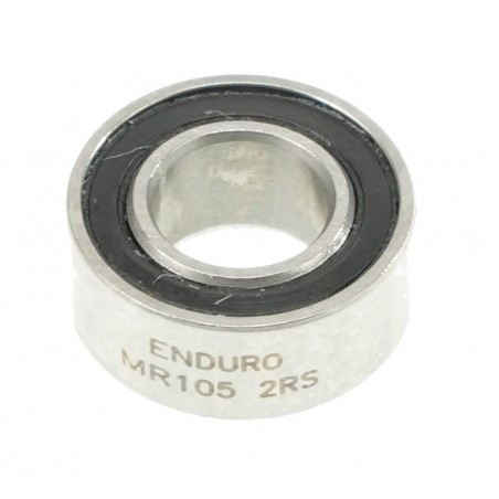 ENDURO BEARINGS Rodamiento radial miniatura MR 105 2RS ABEC-3 (C3 CLEARANCE) 5MM X 10MM 4MM EB8436