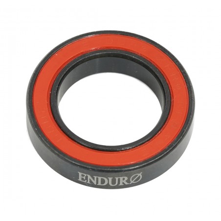 ENDURO BEARINGS Rodamiento radial híbrido cerámico tratado con oxido negro para buje CO 6802 VV ABEC 5 (C3 CLEARANCE) 15MM X 24M