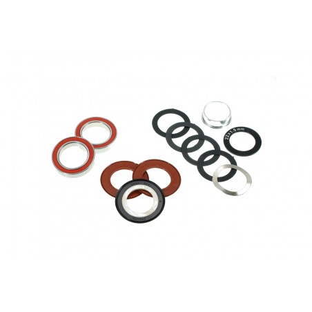 ENDURO BEARINGS Rodamiento para caja pedalier con contacto angular cerámico híbrido bicicletas BKC-0344 ABEC-5 BB90 EB8870