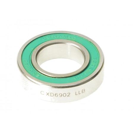 ENDURO BEARINGS Rodamiento radial híbrido cerámico para buje CXD 6902 LLB XD15 ABEC-5 (CN CLEARANCE) 15MM X 28MM 7MM EB9045