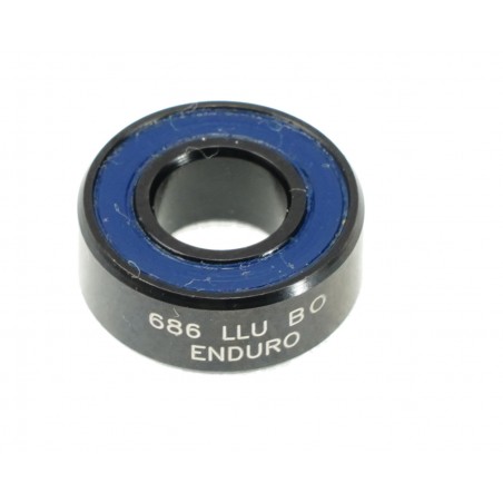ENDURO BEARINGS Miniature bearing with black oxide coating for suspension 686 LLU BO ABEC-3 (C3 CLEARANCE) 6MM X 13MM 5MM EB9330