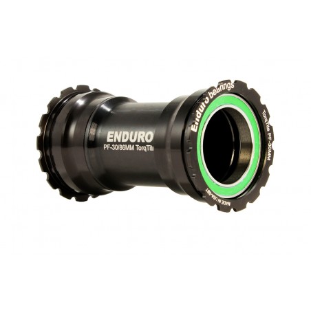 ENDURO BEARINGS Caja pedalier con rodamientos angulares de acero inoxidable para cuadros y bielas BKS-0179 TORQTITE BB386 SRAM D