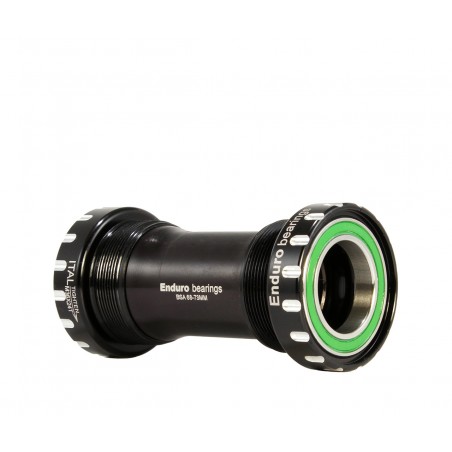 ENDURO BEARINGS Italian threaded bottom bracket with hybrid ceramic angular contact for cranks BKC-0811 XD15 SHIMANO 68MM/73MM E