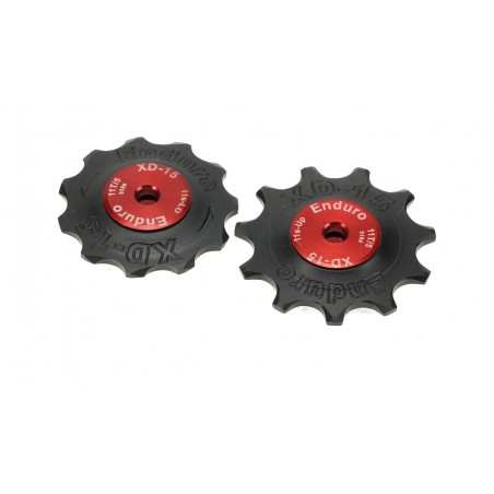 ENDURO BEARINGS Machined rear derailleur pulleys with ceramic for transmissions BKCJ-0340 XD15 CHB DELRIN SHIMANO DURA ACE ULTEG