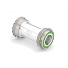 ENDURO BEARINGS Caja pedalier asimétrica de acero inoxidable para eje BKSM-8115 MAXHIT 440C T47 24MM 68MM/73MM EB9899