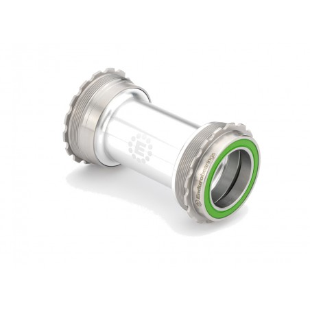 ENDURO BEARINGS Caja pedalier asimétrica de acero inoxidable para eje BKSM-8145 MAXHIT 440C T47 30MM 68MM/73MM EB9905