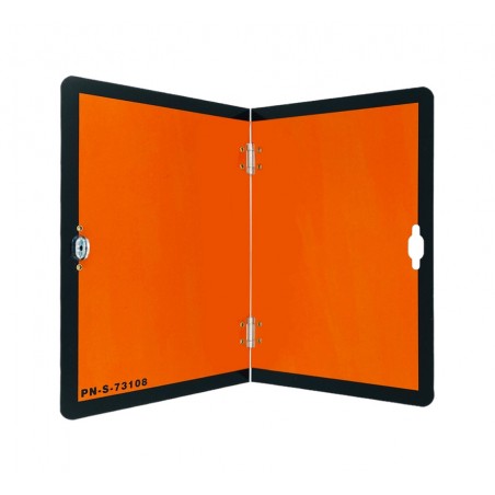 FASEBA Folding plate for vertical marking of dangerous goods, approved ADR 11175