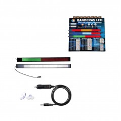 FASEBA Bandera led para vehículo 12/24V 450X32X11MM 15340VAR