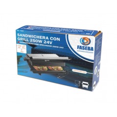 FASEBA Electric sandwich maker with grill 250W 24V 15357