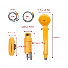 FASEBA Portable shower for outdoor use 12V 15358