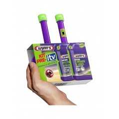 WYNNS Special anti-pollution kit for gasoline, smoke eliminator + injector cleaner 325ML 19085