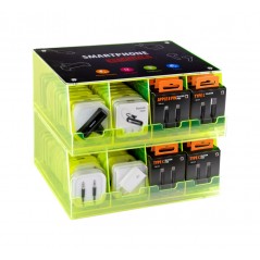 LAMPA Expositor de mostrador con compartimentos LINEA ESSENTIAL 4 DEPARTAMENTOS LAM38679