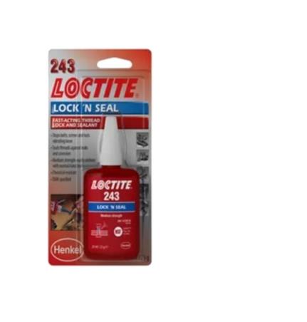 LOCTITE Medium strength threadlocker bottle 243 24 ML 1109385