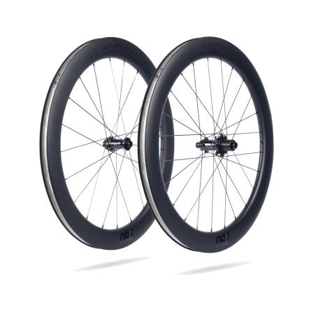 VISION Juego de ruedas carbono para bicicleta con freno disco SC60 SL I23 CENTERLOCK CUBIERTA TUBELESS READY SHIMANO HG11 728256