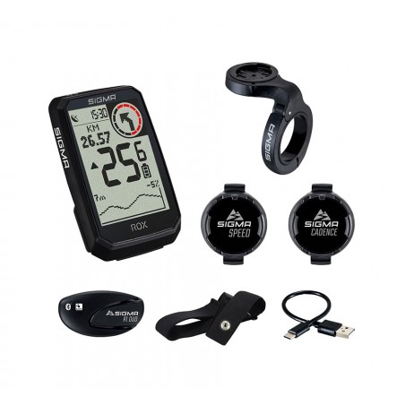 SIGMA Ciclocomputador para bicicleta y sensores incluidos ROX 4.0 ENDURANCE SET 727138