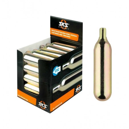 SKS Cartuchos bombonas sin rosca CO2 16G CARTRIDGE SET FOR AIRCHAMP NON-THREADED 25 PCS 4002556648466