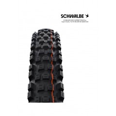 SCHWALBE Cubierta neumatico bicicleta EDDY CURRENT REAR EVO SUPER GRAVITY TLE 27.5 27.5X2.80 B/B-SK 4026495878890